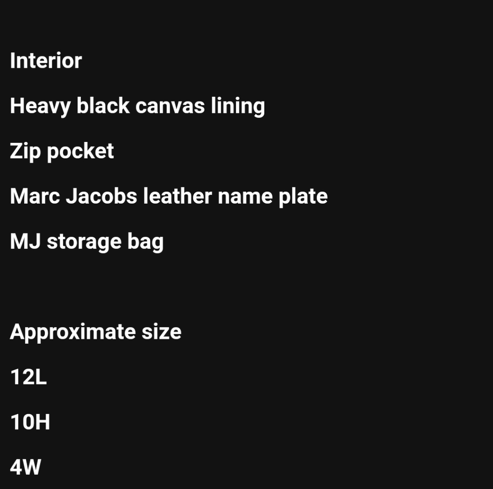 Black Leather Handbag with Gold Accents - Picture 13 of 13